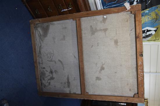 § René Gruau (1909-2004) Japanese mask 51 x 39.5in., unframed